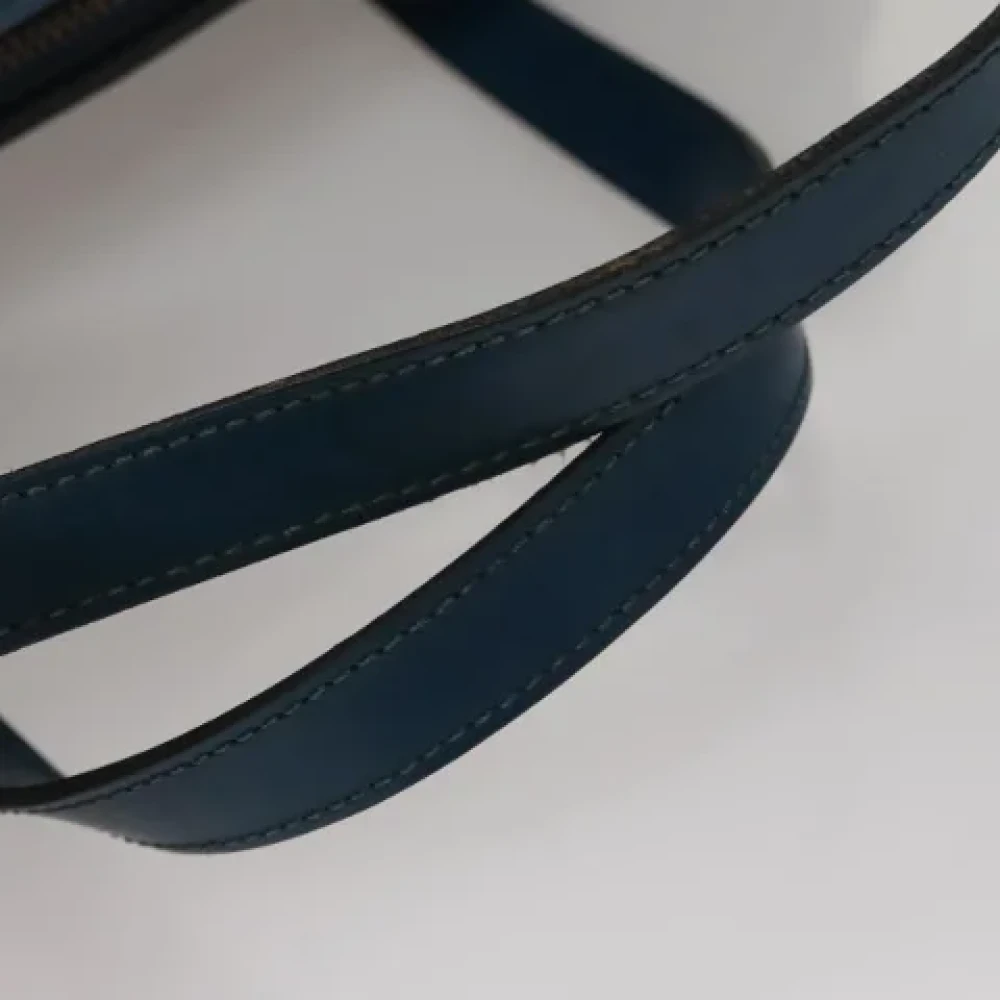 Louis Vuitton Vintage Pre-owned Leather handbags Blue Dames