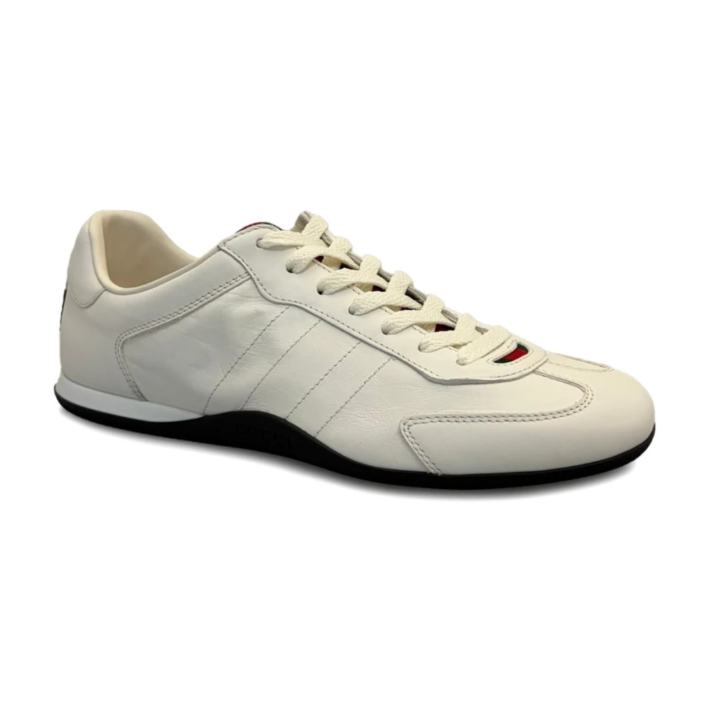 Gucci Men's White Sneakers, 5 Uk, Trainers