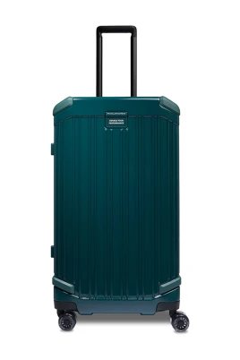 Hardside 4 wheel suitcase in trunk shape, small