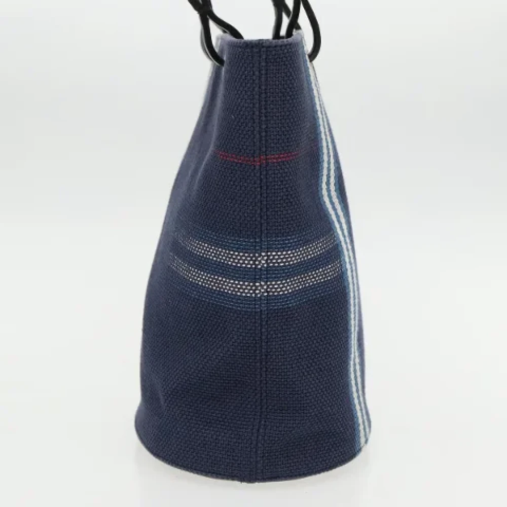 Burberry Vintage Pre-owned Canvas handbags Blue Dames