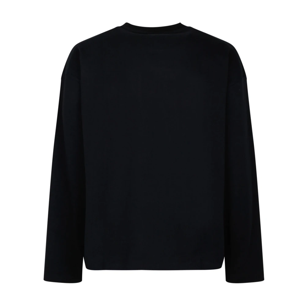 Jil Sander Zwarte T-shirts en Polos Black Heren