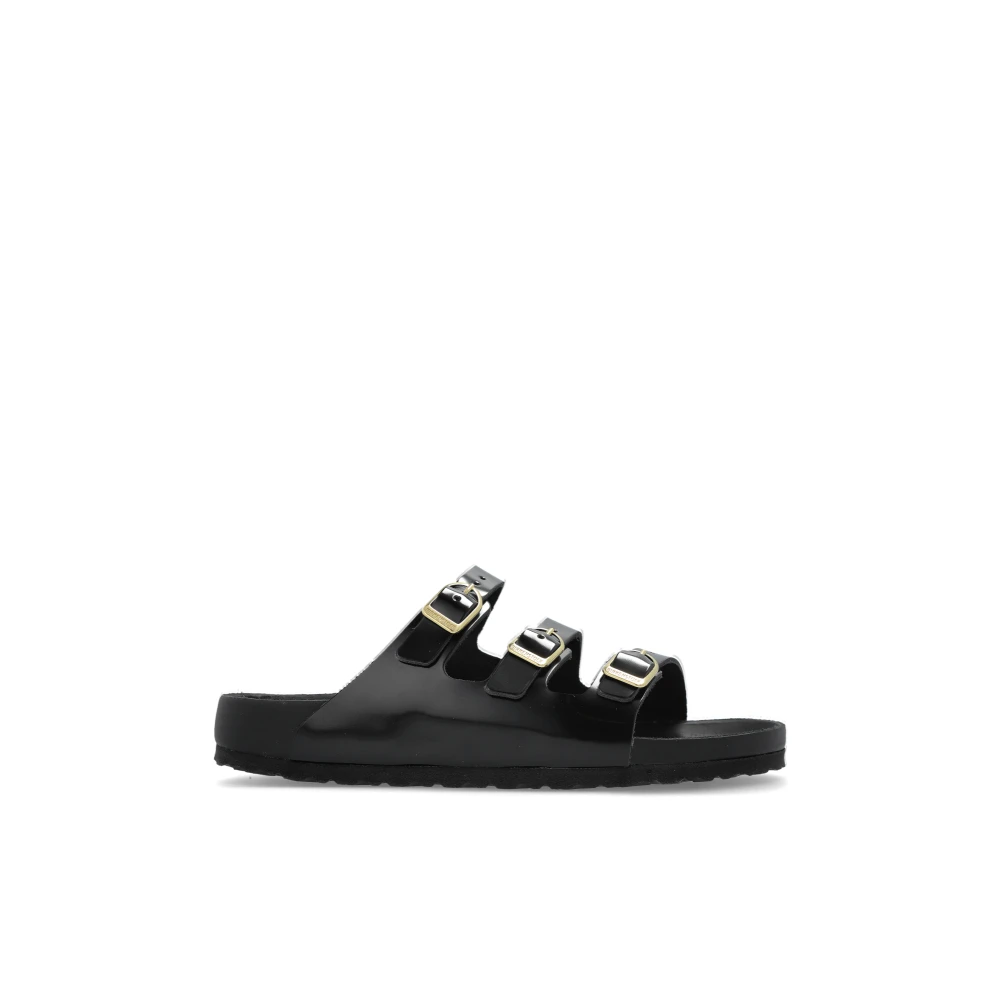 Birkenstock Women's Black Sliders, 7 Uk, Florida Fresh Slides