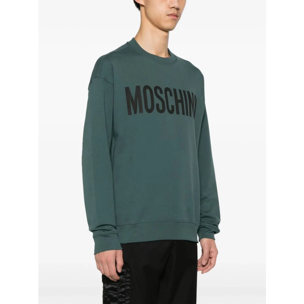 Moschino Sweatshirts Green Heren