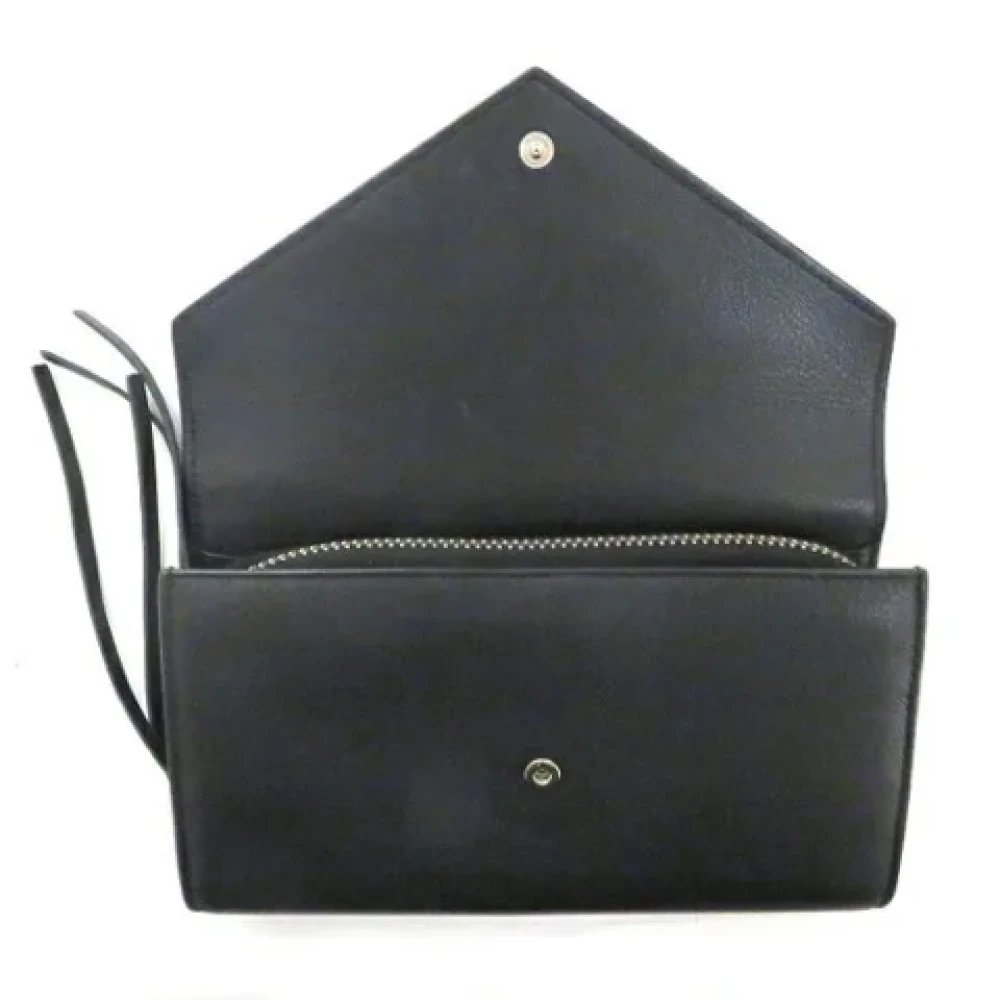 Balenciaga Vintage Pre-owned Leather wallets Black Dames