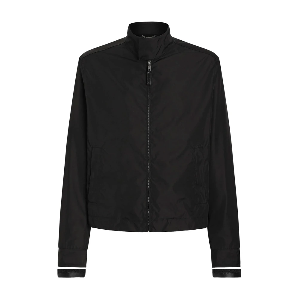 Dolce & Gabbana Mannelijk Zwart Jassen Heren, L, Stijlvolle Jas Voor Mannen
