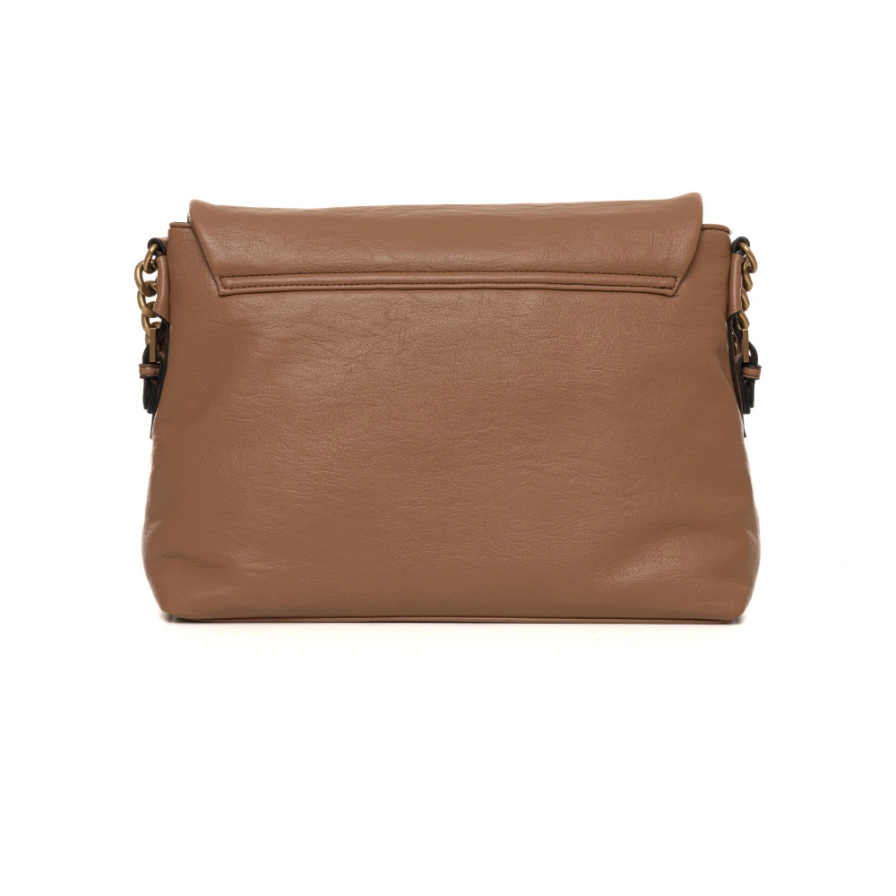 Love Moschino Stijlvolle schoudertas met bovenhandvat Brown Dames