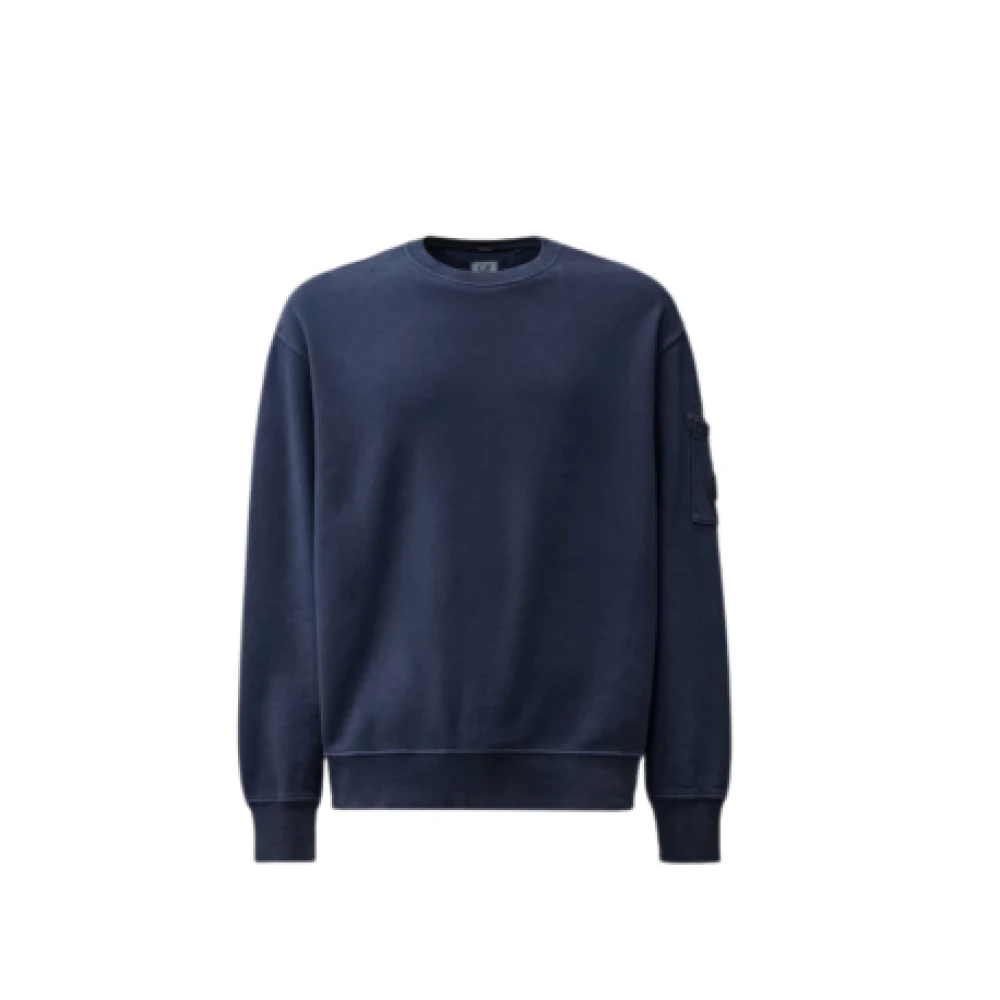 C.P. Company Blauwe Sweatshirt Aw24 Herenmode Blue Heren