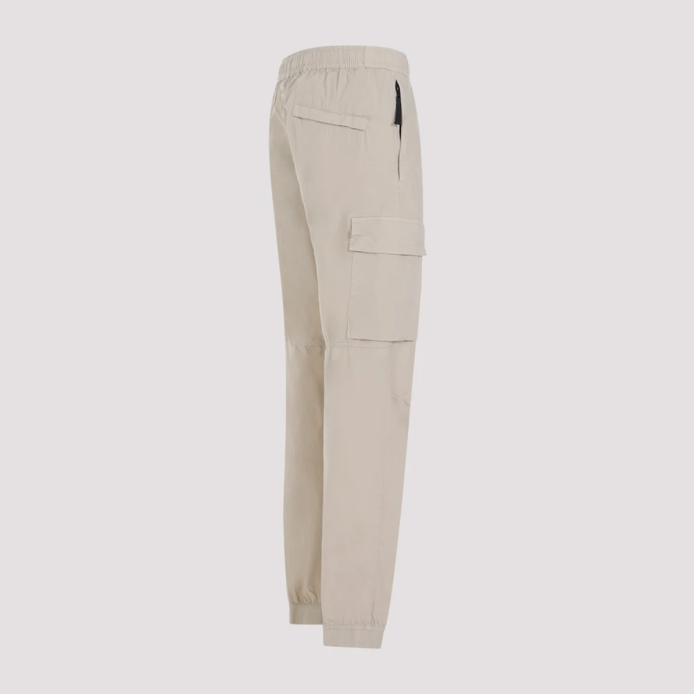Stone Island Katoenen Cargo Broek in Zand Beige Heren