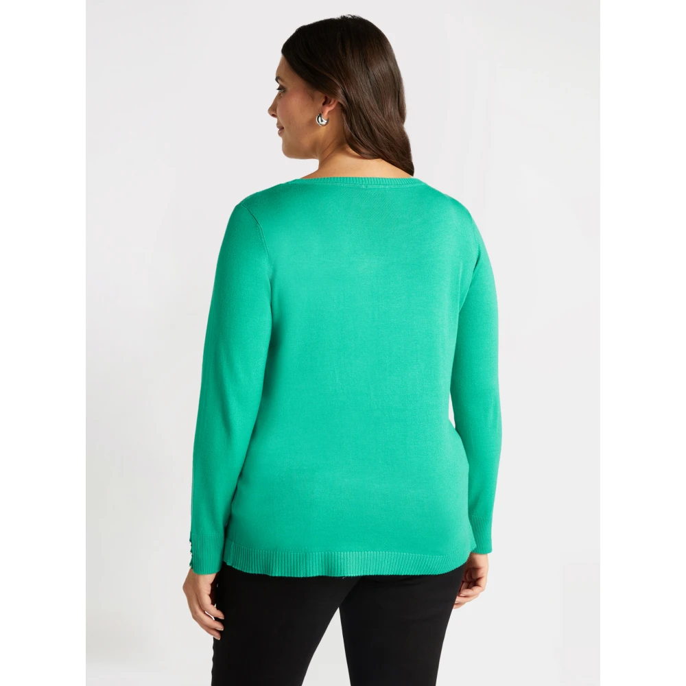 Fiorella Rubino Trui met Lenzing™ Ecovero™ Viscose Green Dames