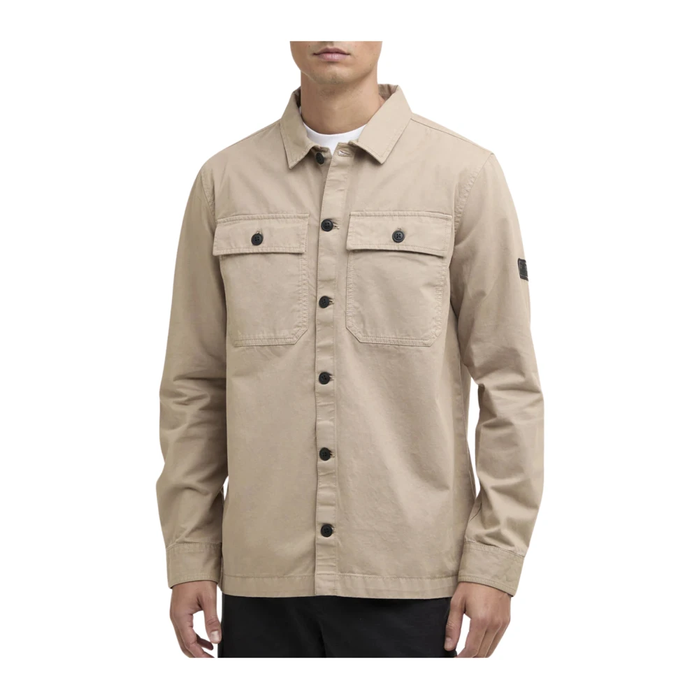 Barbour Men's Beige Arlo Overshirt