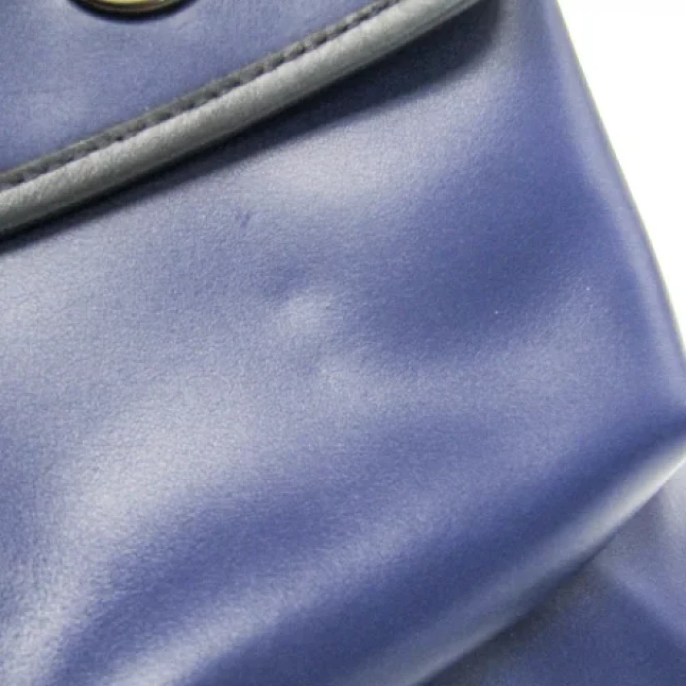 Coach Pre-owned Leather backpacks Blue Dames