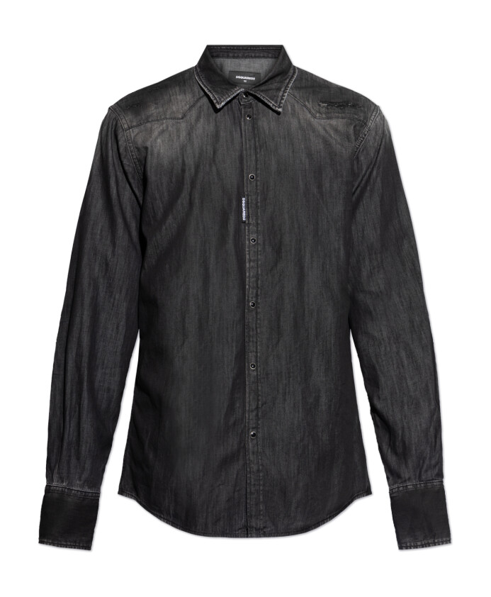 chemise-en-denim-a-effet-vintage
