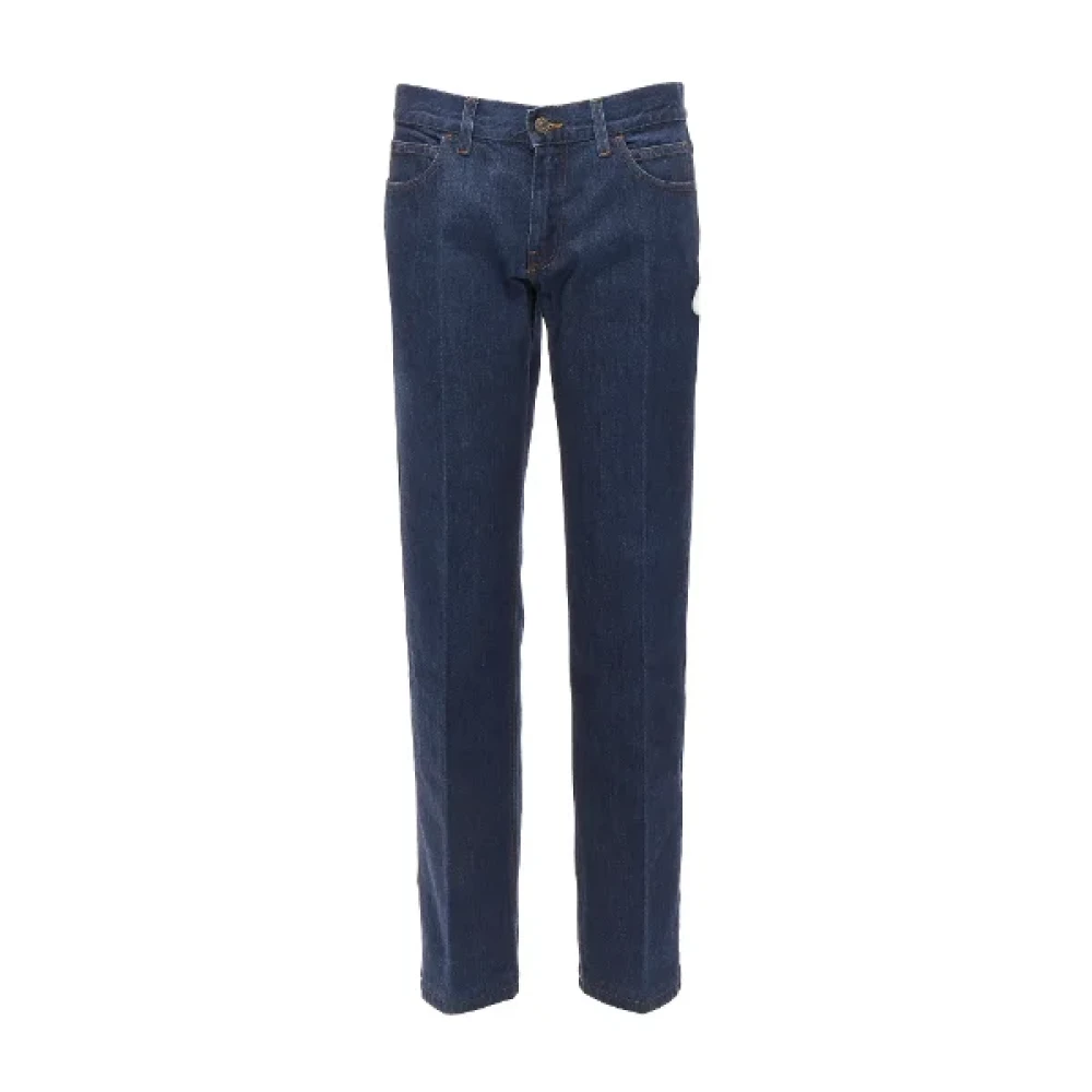 Gucci Vintage Pre-owned Bomull jeans Blue, Herr