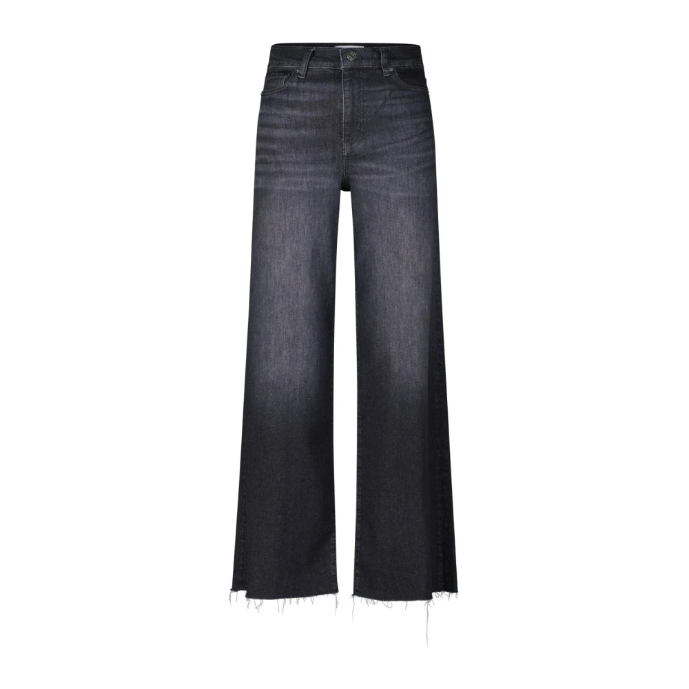 Frame Hoge Taille Palazzo Jeans Gray Dames