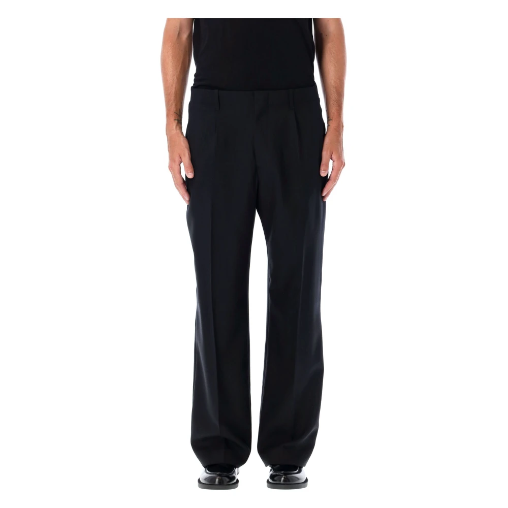 Our Legacy Zwarte Wol Chino Broek Black Heren