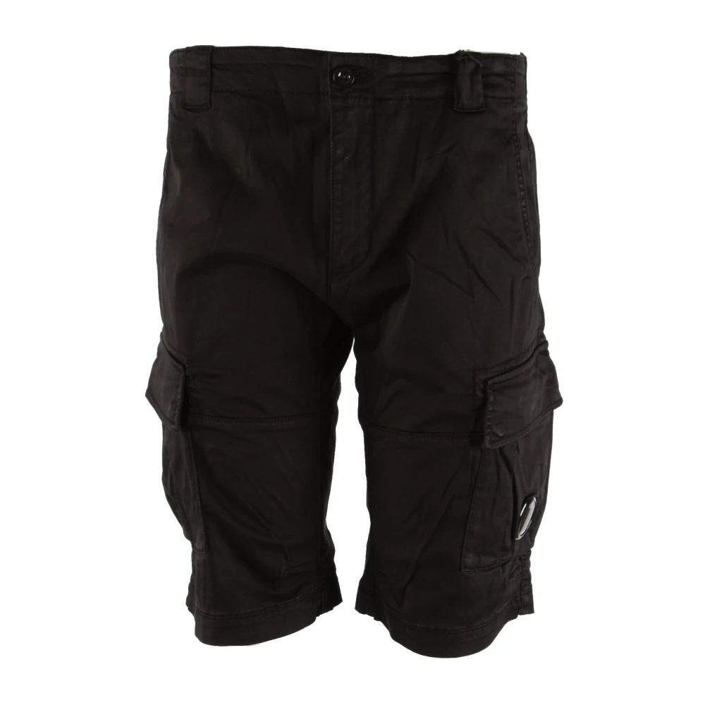 C.p. Company Men's Black Casual Shorts