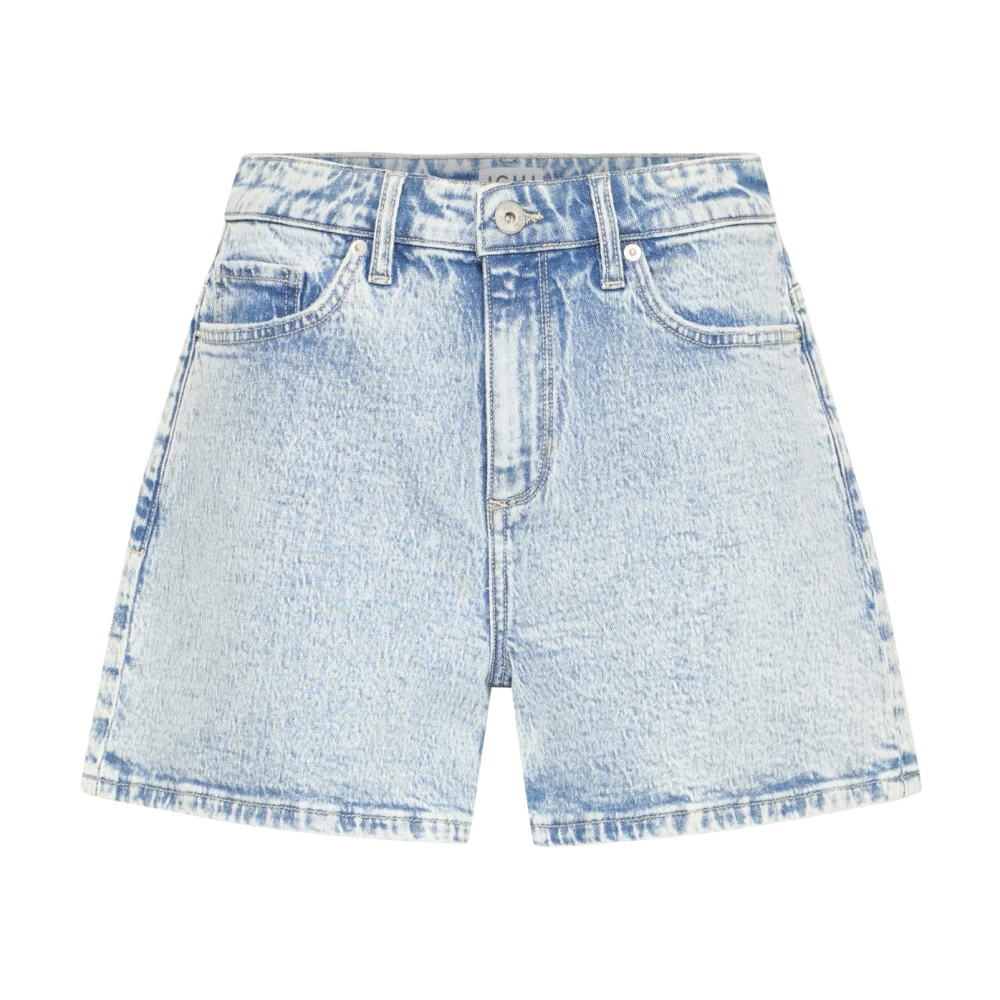 Ichi Blue Denim Shorts, Female, L, Denim Shorts