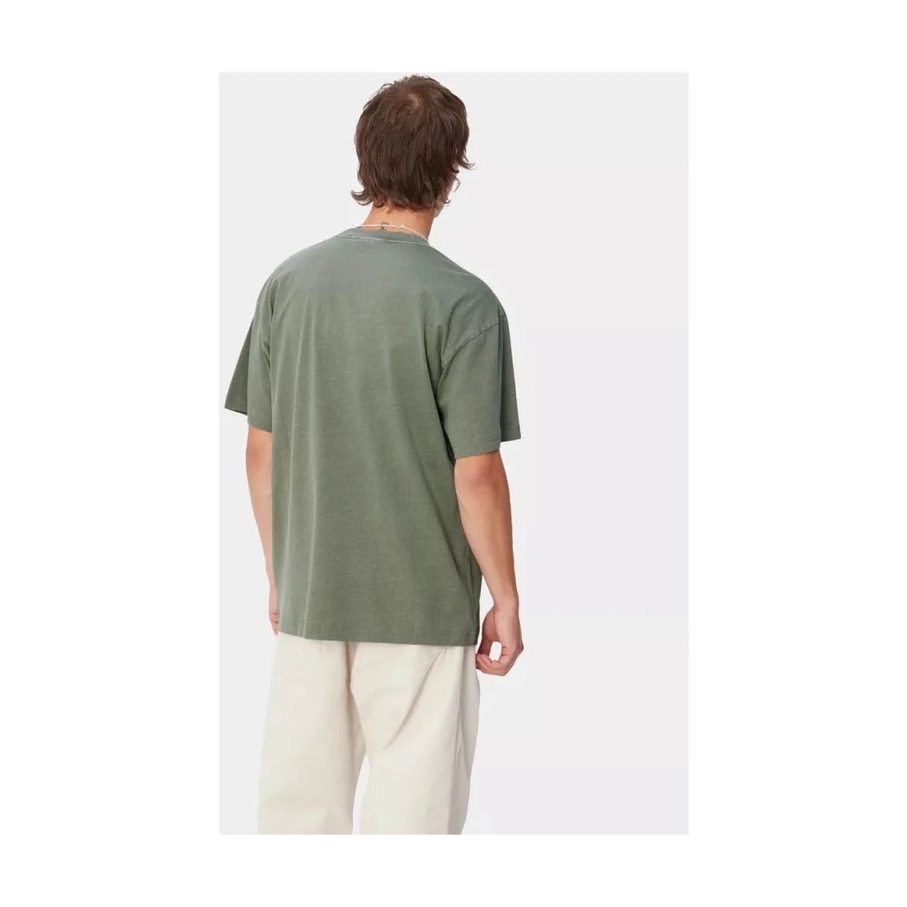Carhartt WIP Flying Ducks Grafisch T-shirt Green Heren