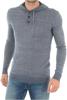 Stickad Hoodie