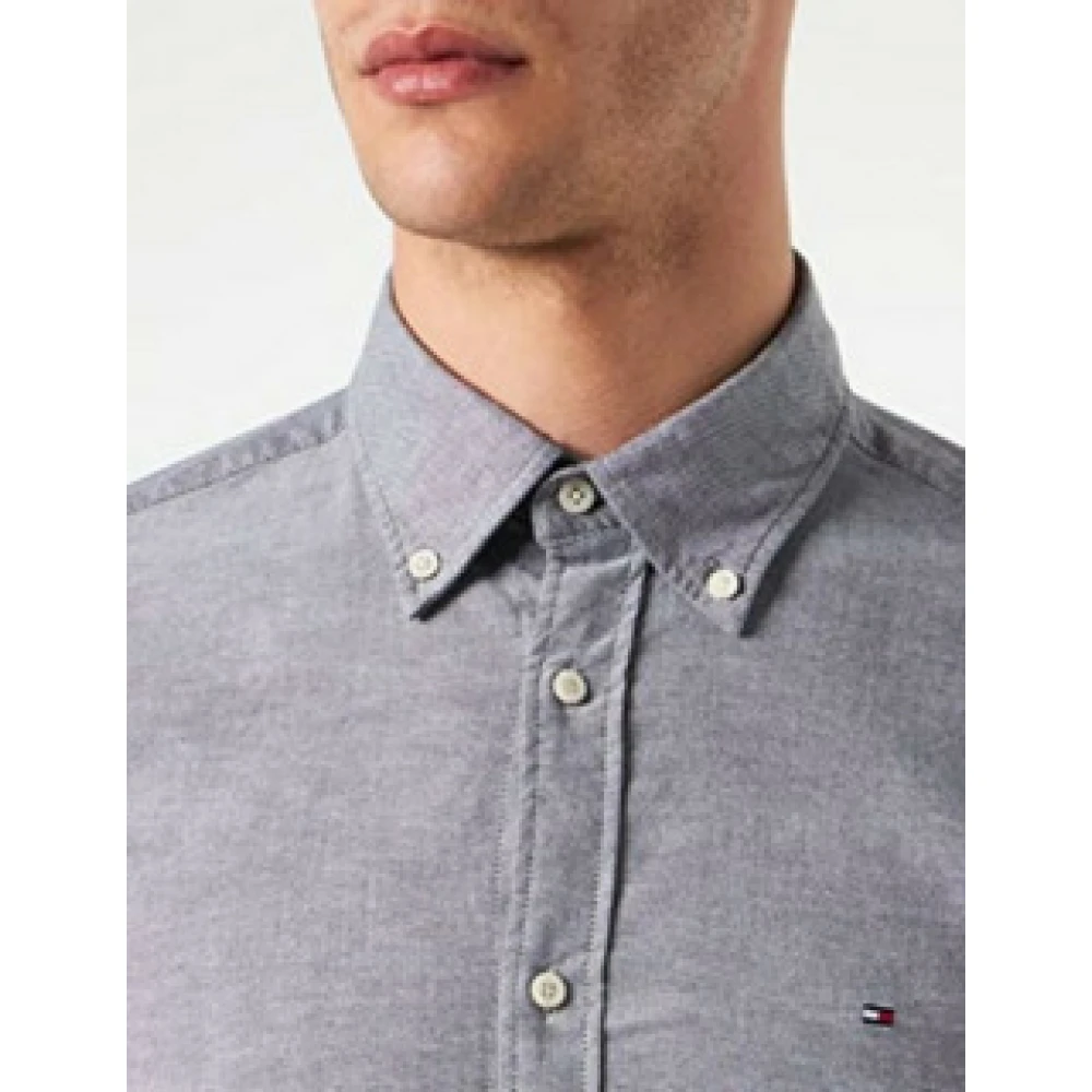 Tommy Hilfiger Casual Overhemd Lange Mouw Blauw Blue Heren