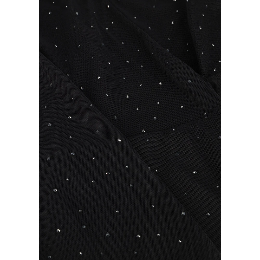 Moves Elegante Zwarte Mini Jurk Black Dames