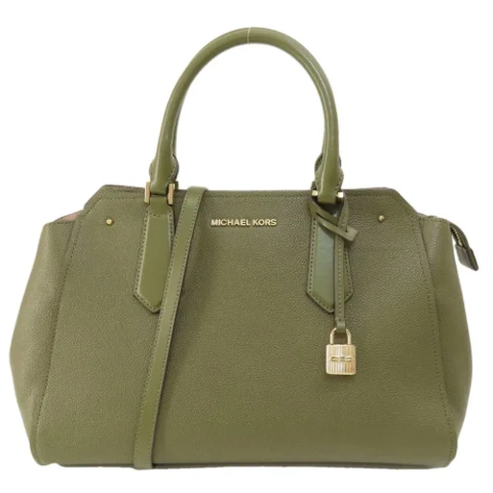 Michael Kors Pre-owned Leather handbags Green Dames