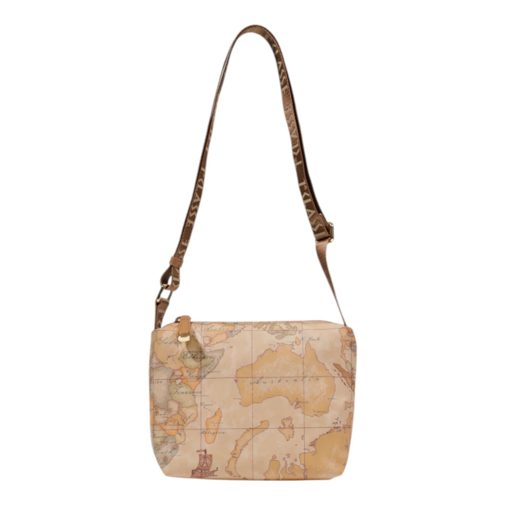 Alviero Martini 1a Classe Beige Handtas met Gemengde Stof Samenstelling Beige Dames