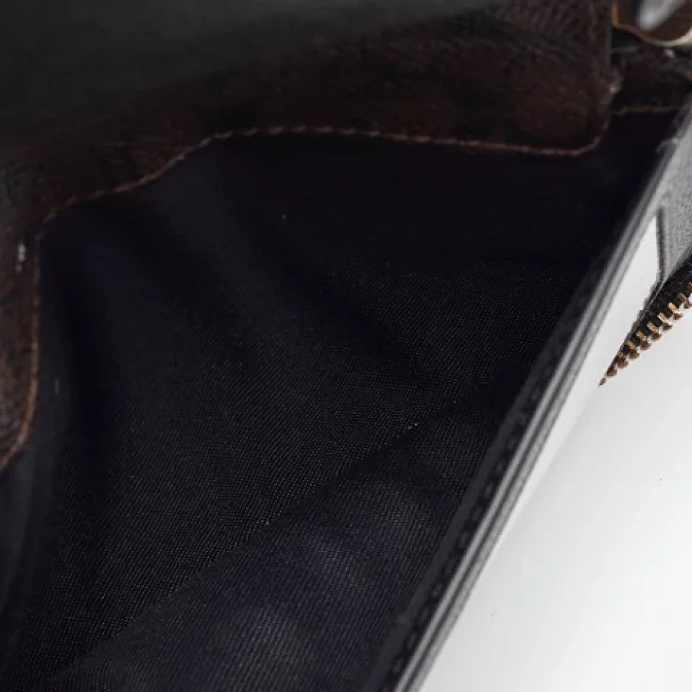 Coach Pre-owned Leather wallets Black Dames