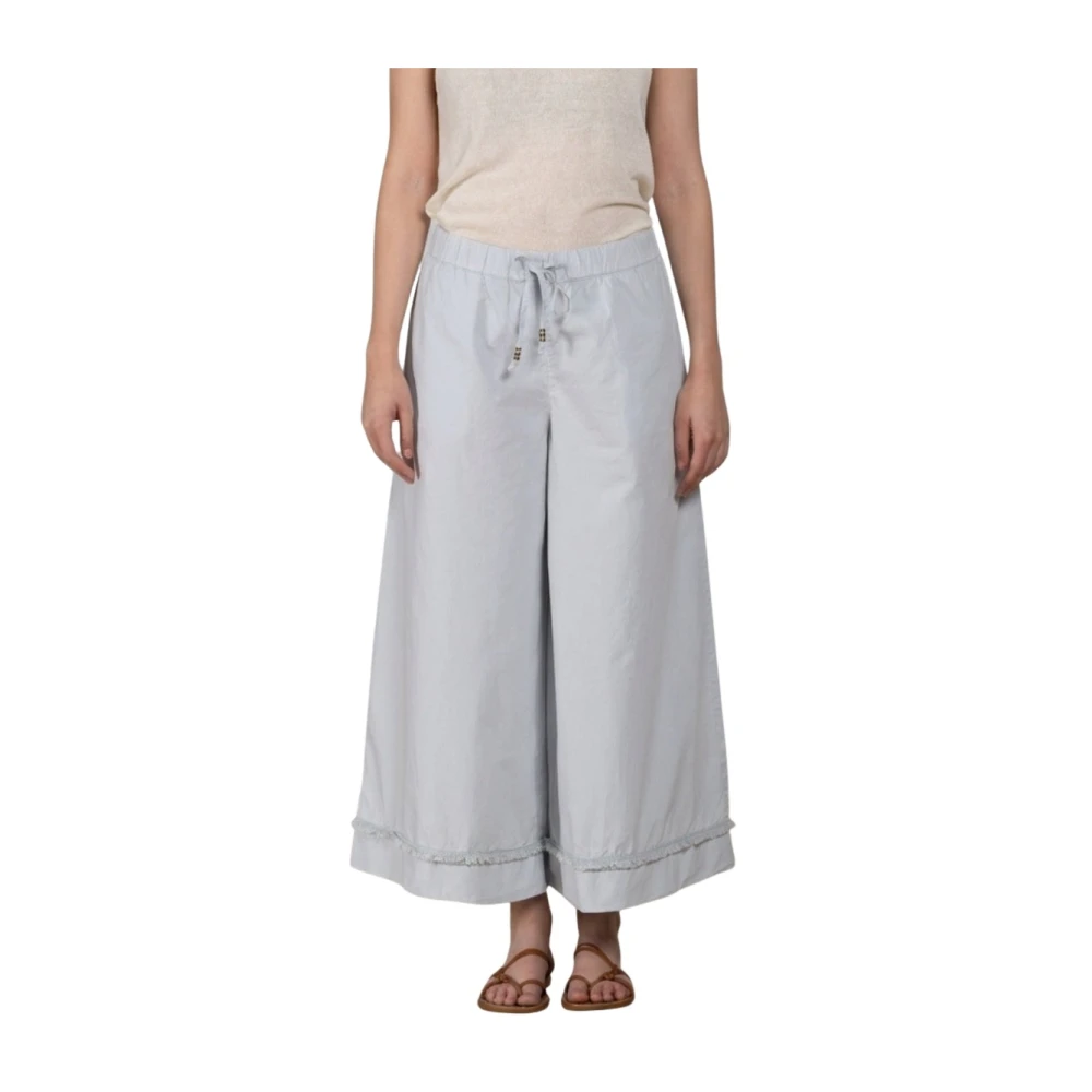 Mason's Vrouw Blauw Broeken Dames, Xl, Katoen, Portofino Cropped Chino Jogger Pants