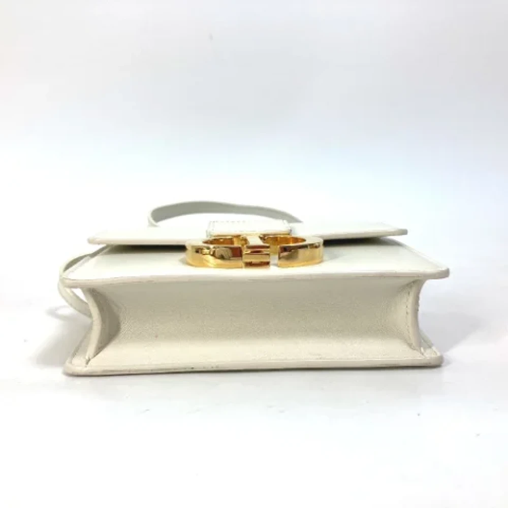 Dior Vintage Pre-owned Leather dior-bags White Dames