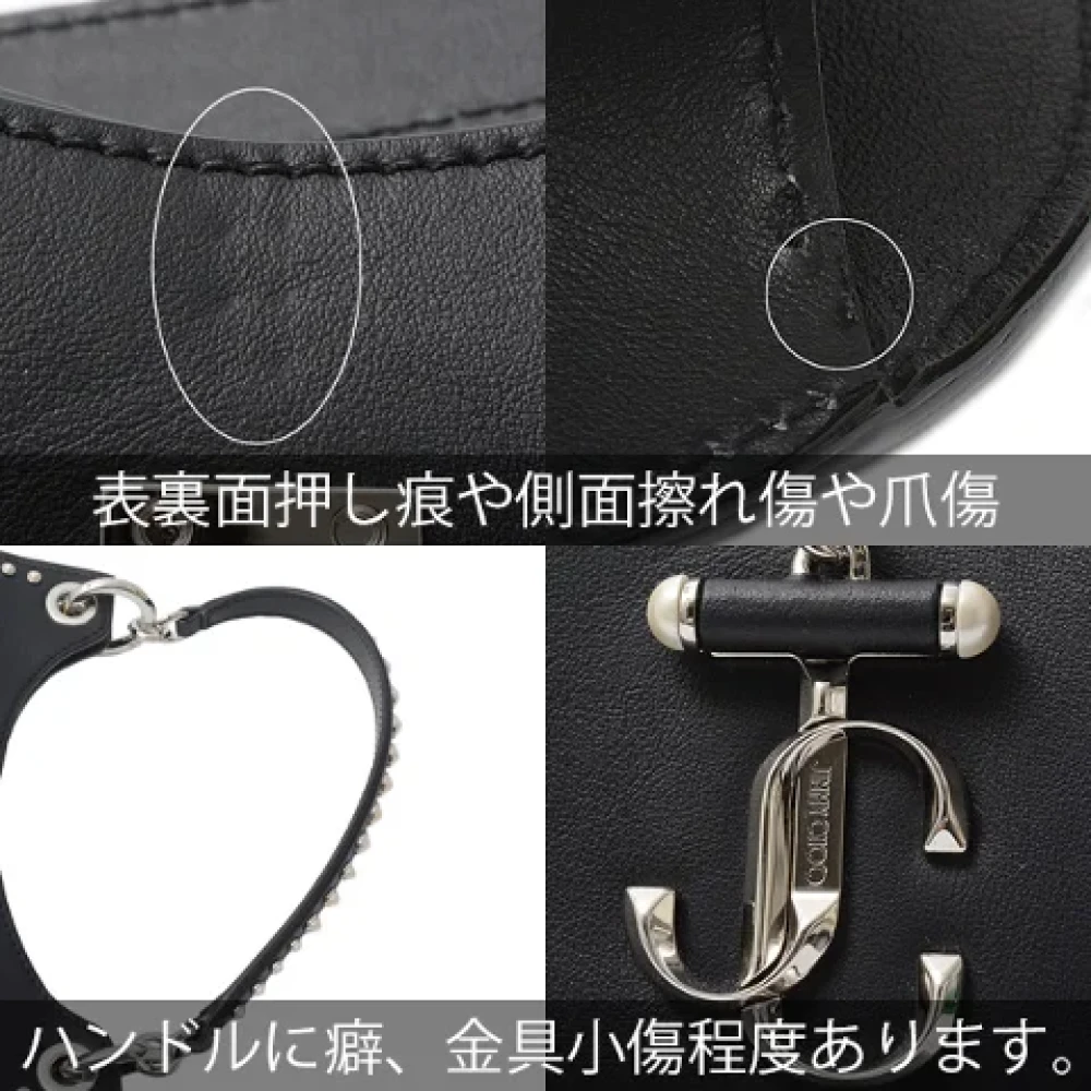 Jimmy Choo Pre-owned Leather shoulder-bags Black Dames