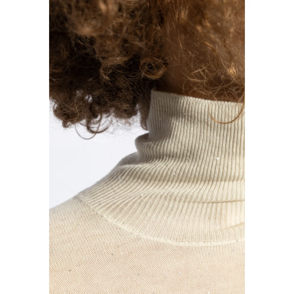 Fabiana Filippi Trui met inzetstukken Beige Dames