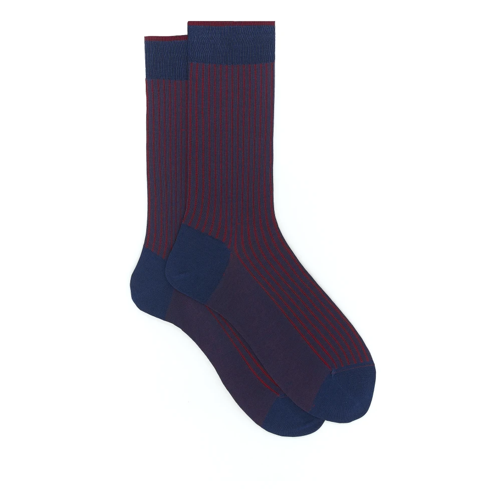 Gallo Korte katoenen herensokken in royal papavero Multicolor Heren