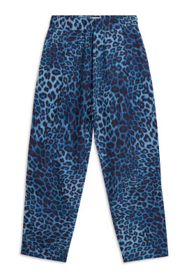 animal-print-elastic-waistband-hose