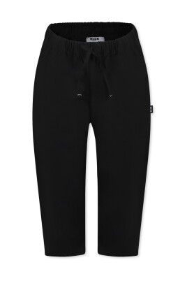 pantalon-decontracte-en-popeline-de-coton-noir