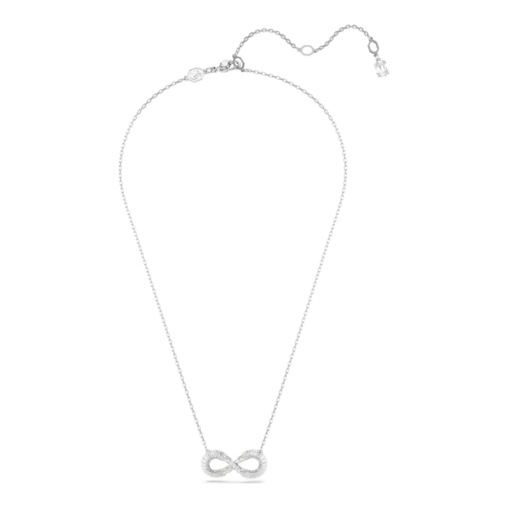 Swarovski Necklace Women Hyperbola Pendant Infinity White Rhodium Plated 5679434 - Female - Necklaces - Gray - One Size - Accessories - Image 1