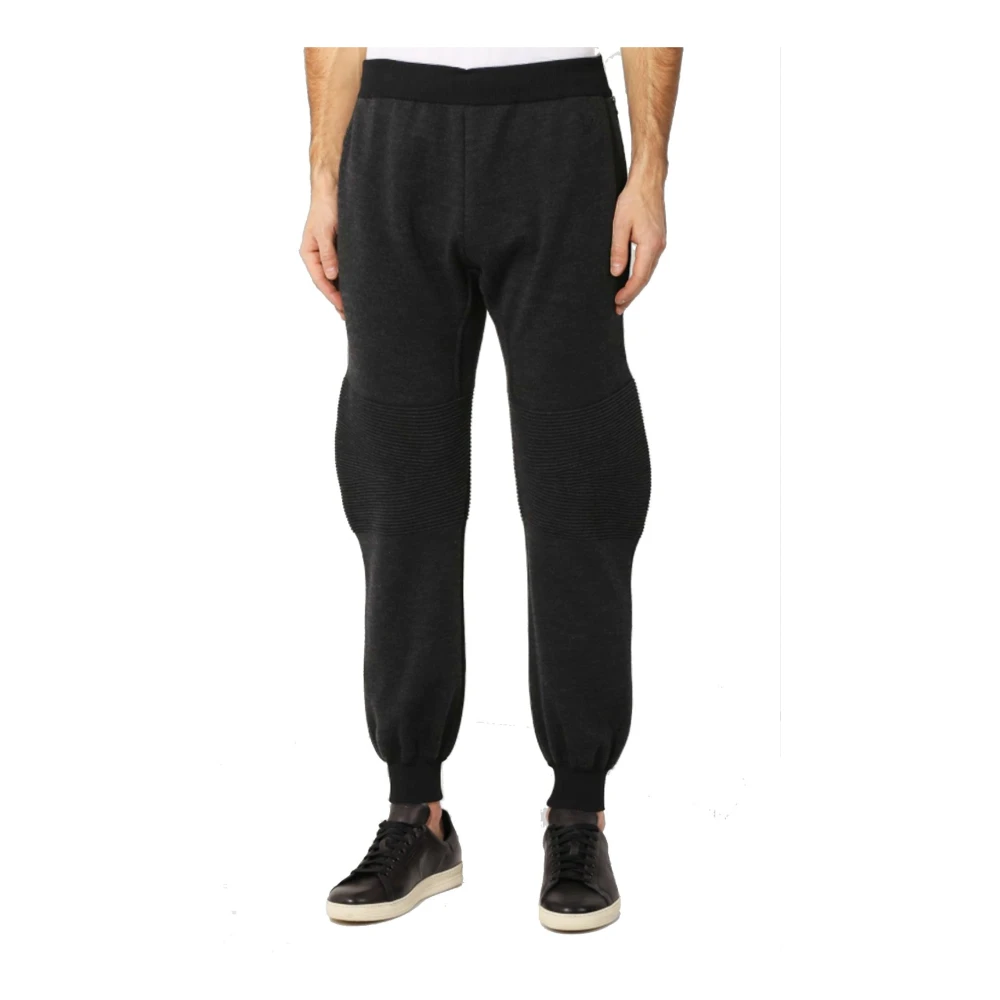 Bottega Veneta Wollen broek met trekkoord taille Gray Heren