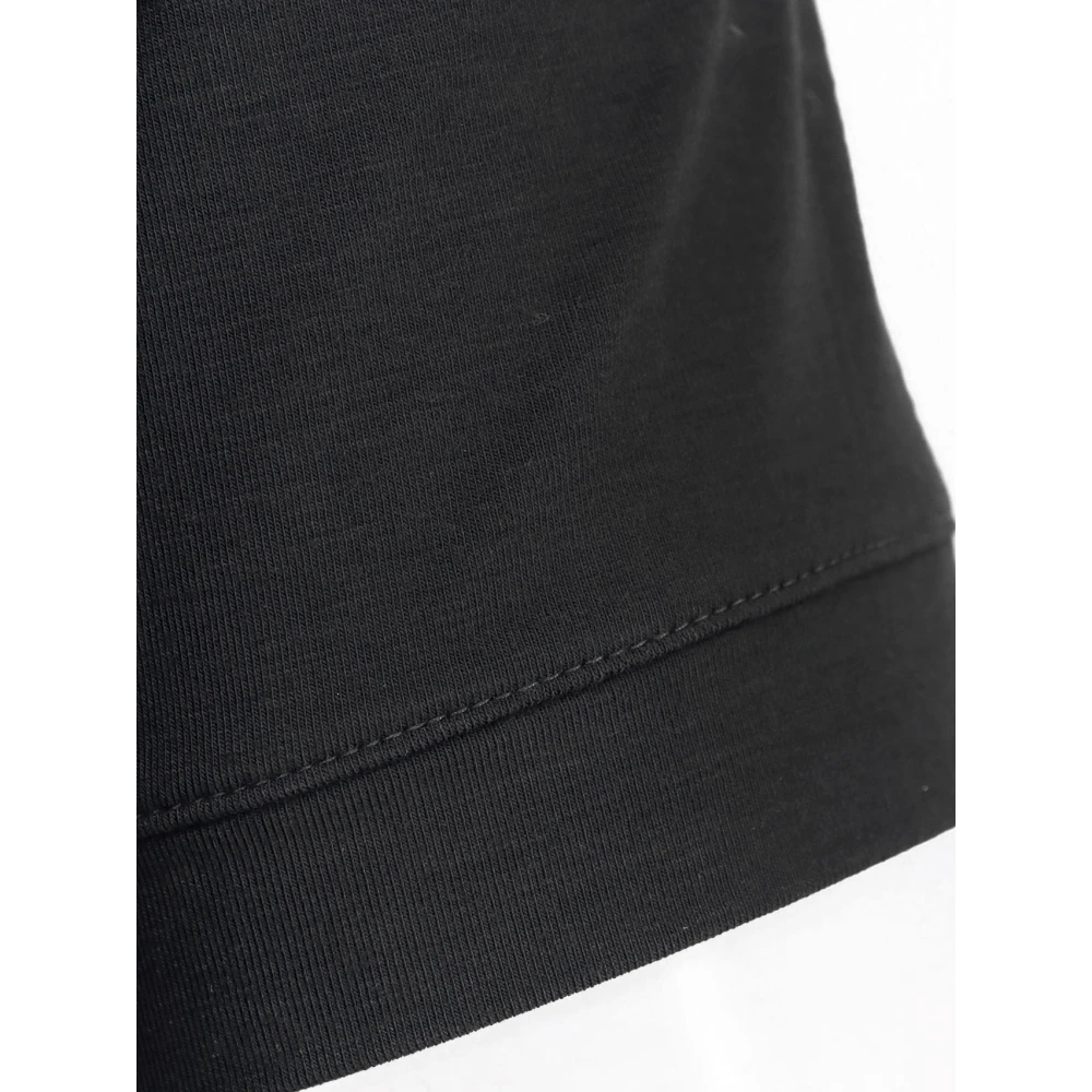 Giorgio Icon Viscose T-shirt Black Heren