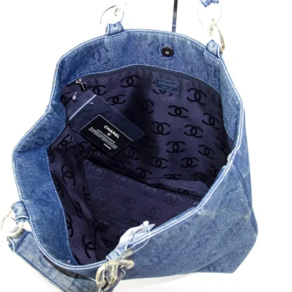 Chanel Vintage Pre-owned Denim chanel-bags Blue Dames
