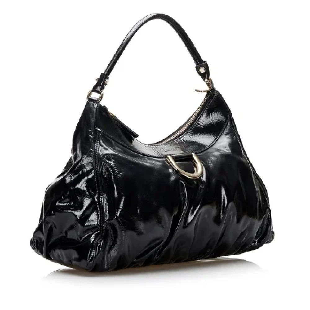 Gucci Vintage Pre-owned Leather handbags Black Dames
