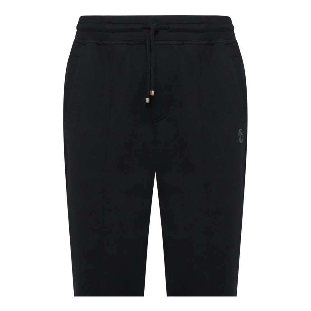 BRUNELLO CUCINELLI Zwarte Broek Stijlvol Black Heren