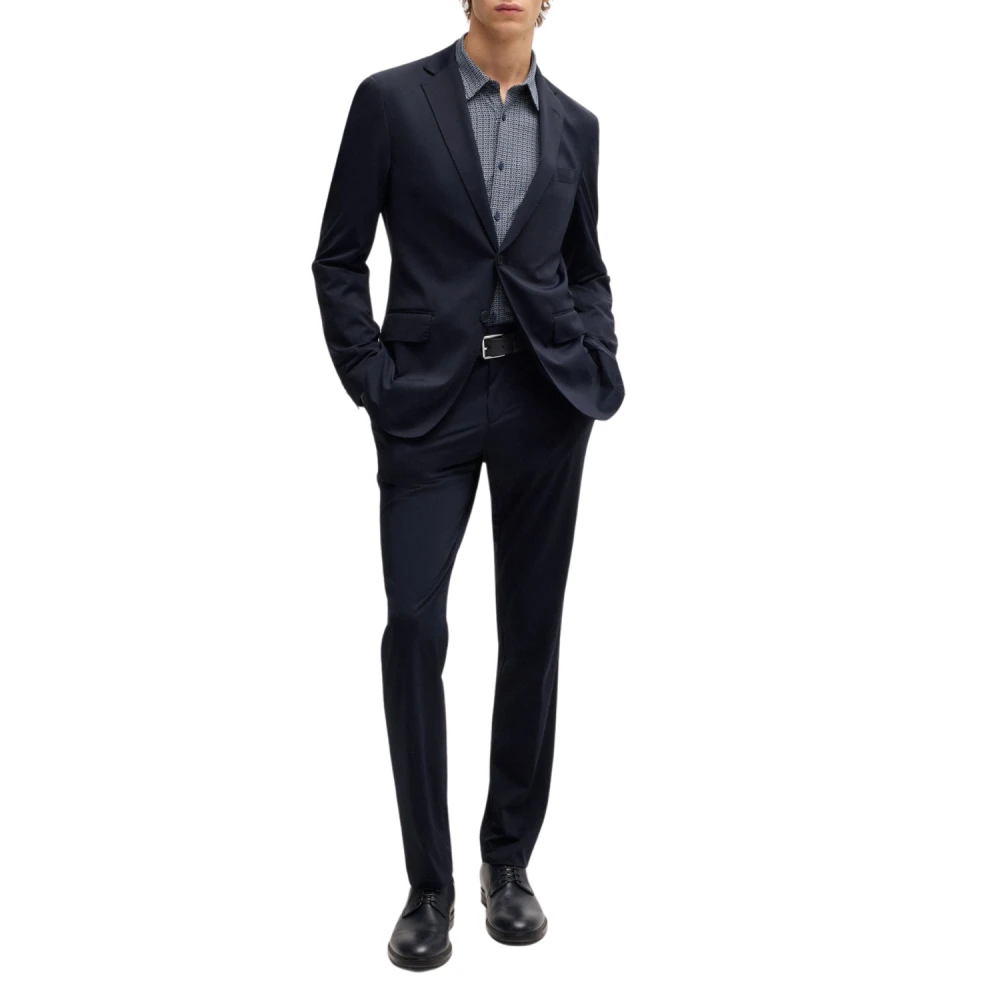 Boss Donkerblauw Thuis Vestit Set Blue Heren