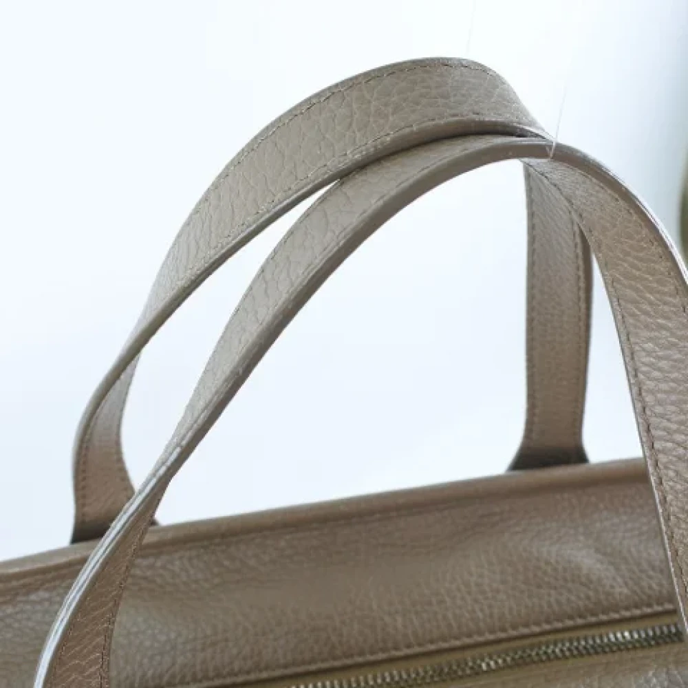 Bally Pre-owned Leather handbags Beige Dames