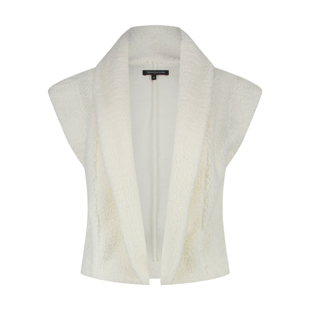 Tramontana Teddy Gilet Vest White Dames