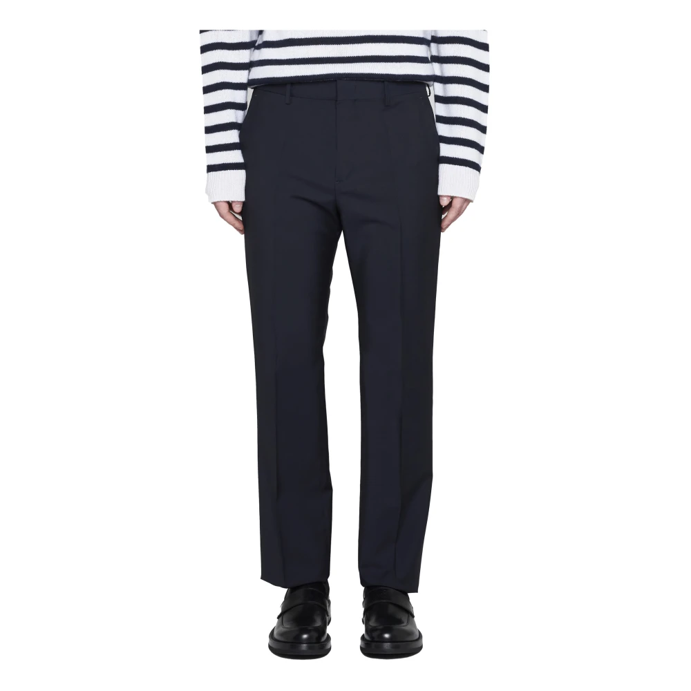 Valentino Blauwe Stijlvolle Broek Blue Heren