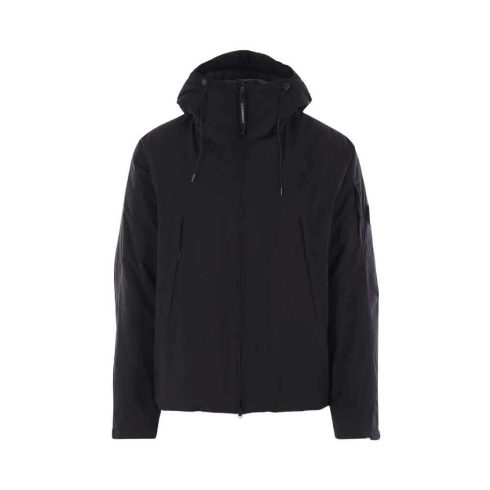 C.p. Company Men's Black Winter Jackets, S, Pro-Tek Hooded Padded Jacket
