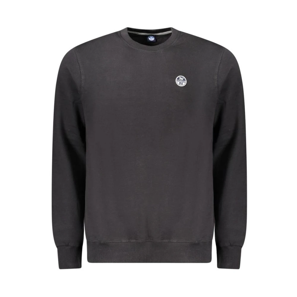 North Sails - Schwarzer Baumwoll Herren Pullover - Sweatshirts & Hoodies - Herren - Schwarzk - M - Bild 3