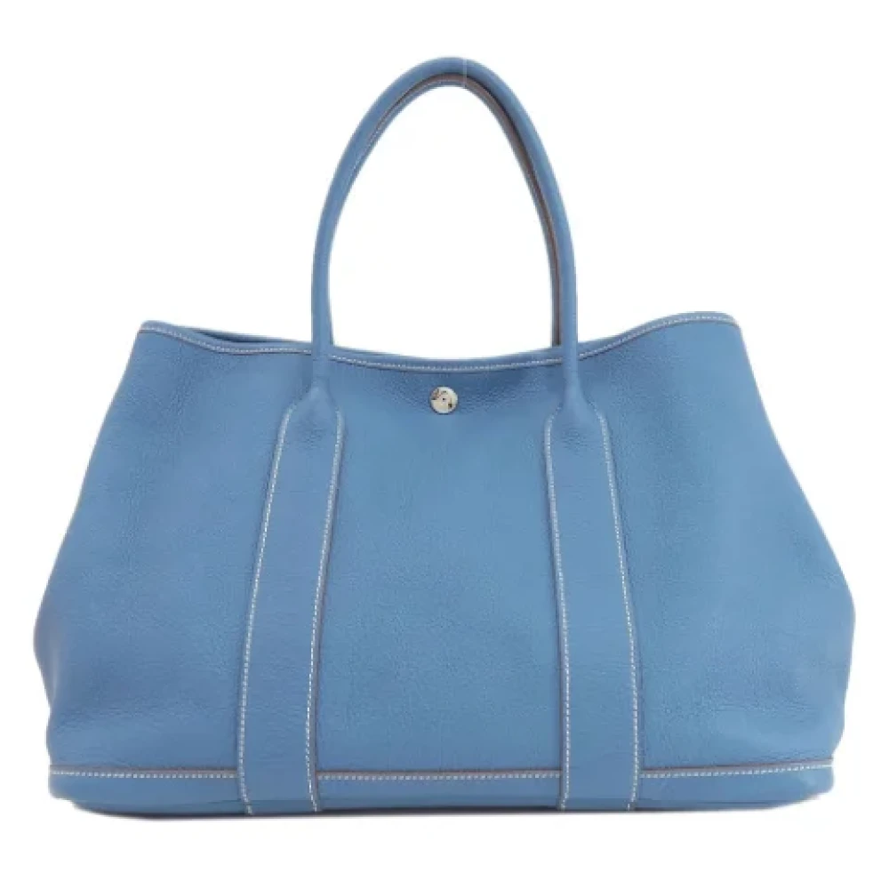 Hermès Vintage Pre-owned Fabric totes Blue Dames