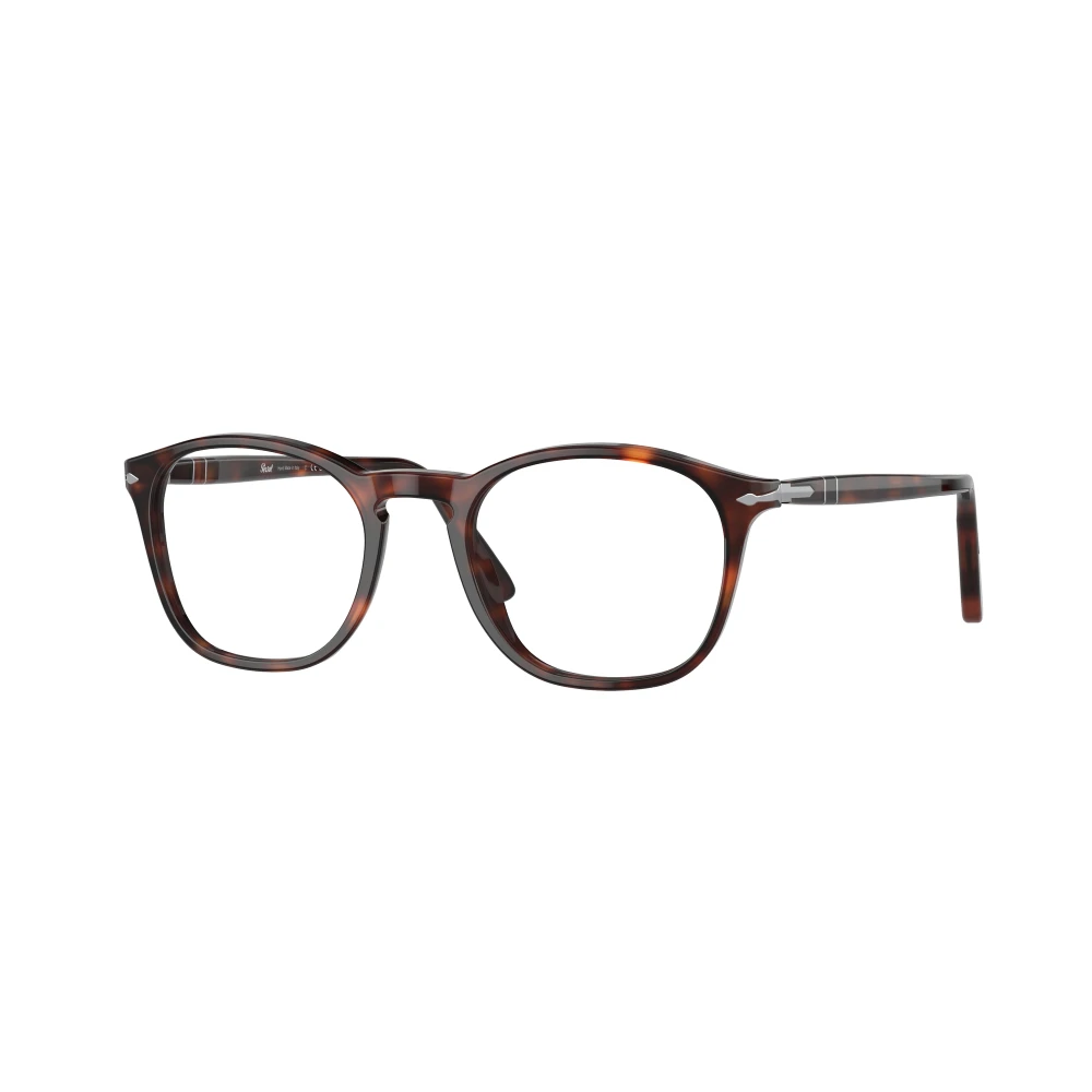 Persol Men's Brown Glasses, 52 Mm, Stylish Eyeglasses In Color