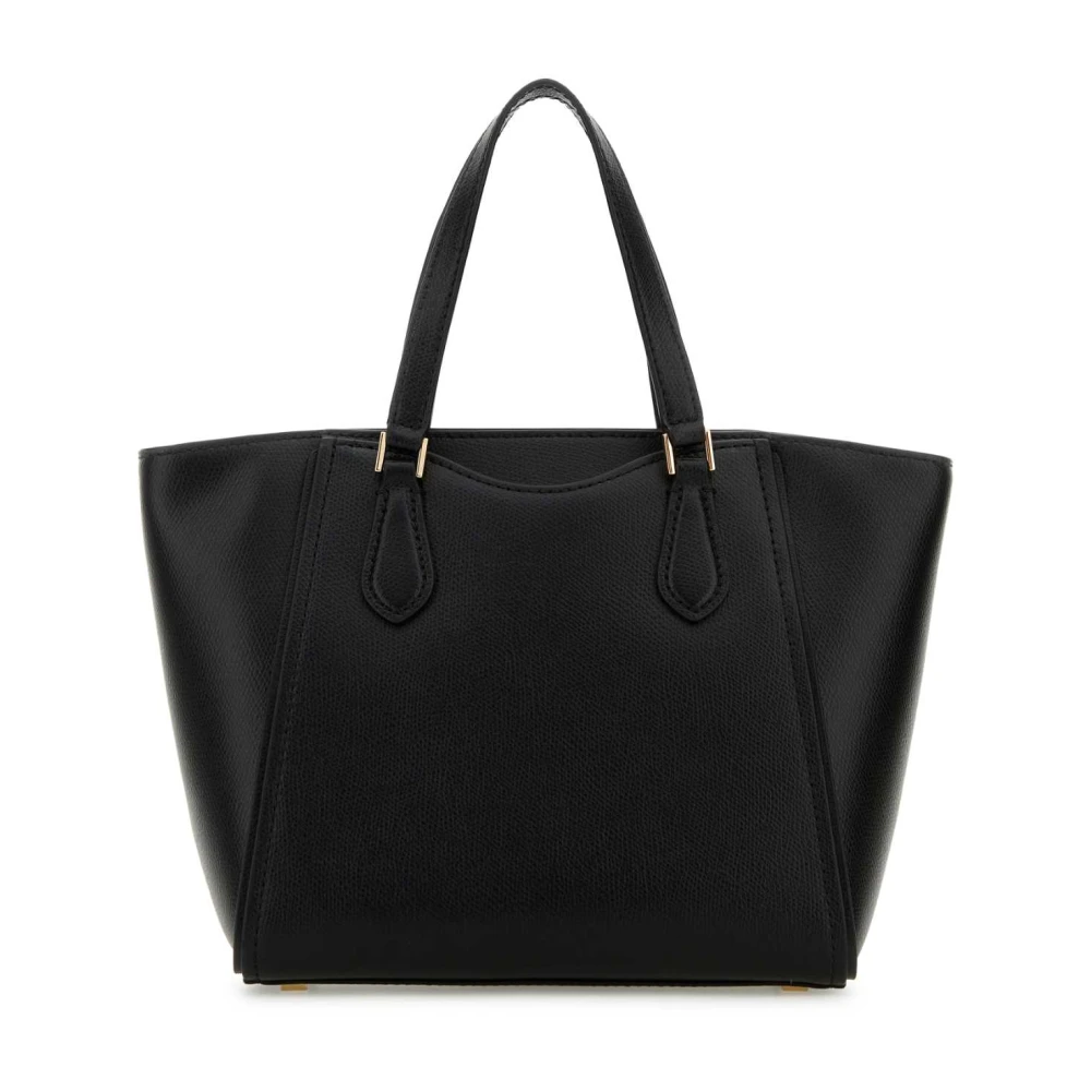 Michael Kors Taryn Kleine Lederen Convertible Crossbody Tas Black Dames